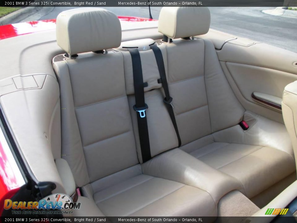 2001 BMW 3 Series 325i Convertible Bright Red / Sand Photo #21