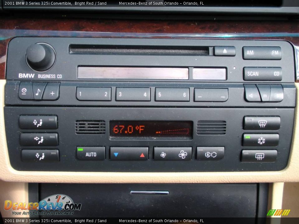 2001 BMW 3 Series 325i Convertible Bright Red / Sand Photo #26
