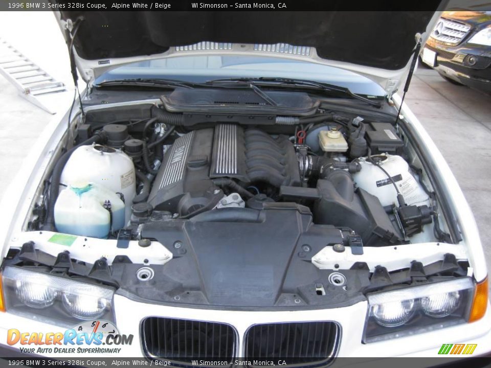 1996 BMW 3 Series 328is Coupe Alpine White / Beige Photo #32
