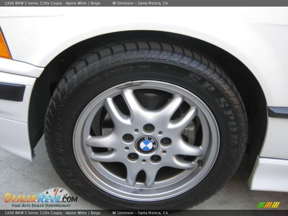 1996 BMW 3 Series 328is Coupe Alpine White / Beige Photo #33