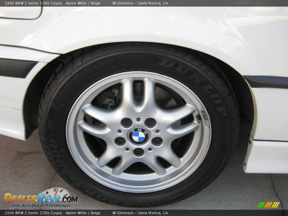 1996 BMW 3 Series 328is Coupe Alpine White / Beige Photo #35