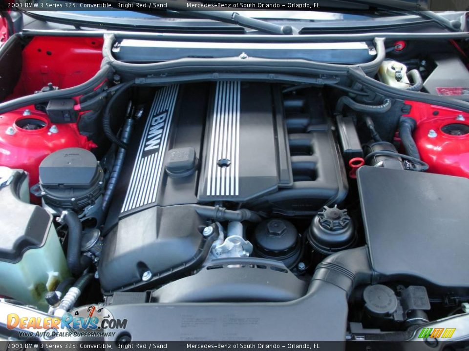 2001 BMW 3 Series 325i Convertible Bright Red / Sand Photo #29