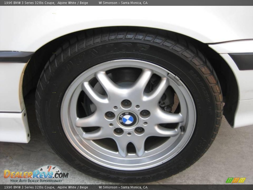 1996 BMW 3 Series 328is Coupe Alpine White / Beige Photo #36