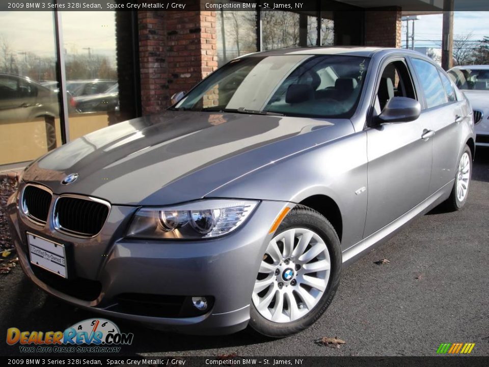 2009 BMW 3 Series 328i Sedan Space Grey Metallic / Grey Photo #1