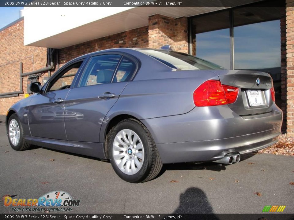 2009 BMW 3 Series 328i Sedan Space Grey Metallic / Grey Photo #4