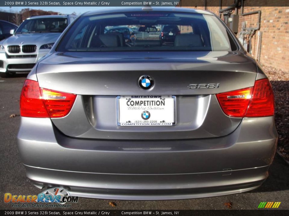2009 BMW 3 Series 328i Sedan Space Grey Metallic / Grey Photo #5
