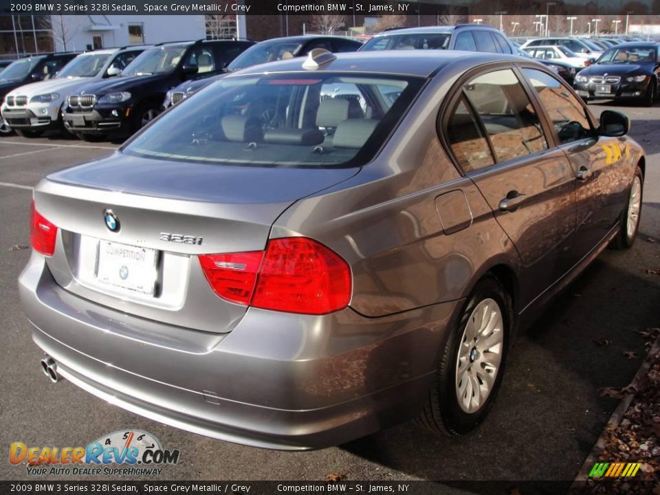 2009 BMW 3 Series 328i Sedan Space Grey Metallic / Grey Photo #6