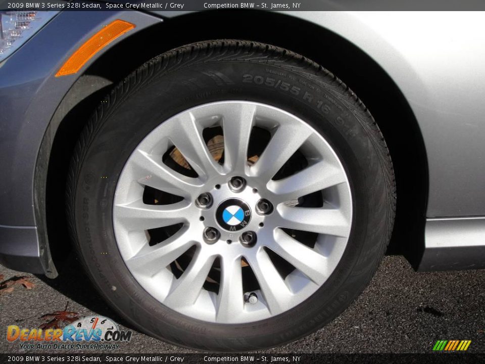 2009 BMW 3 Series 328i Sedan Space Grey Metallic / Grey Photo #7