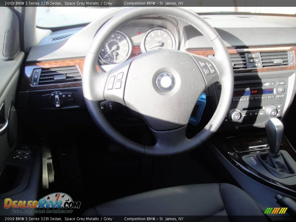 2009 BMW 3 Series 328i Sedan Space Grey Metallic / Grey Photo #11