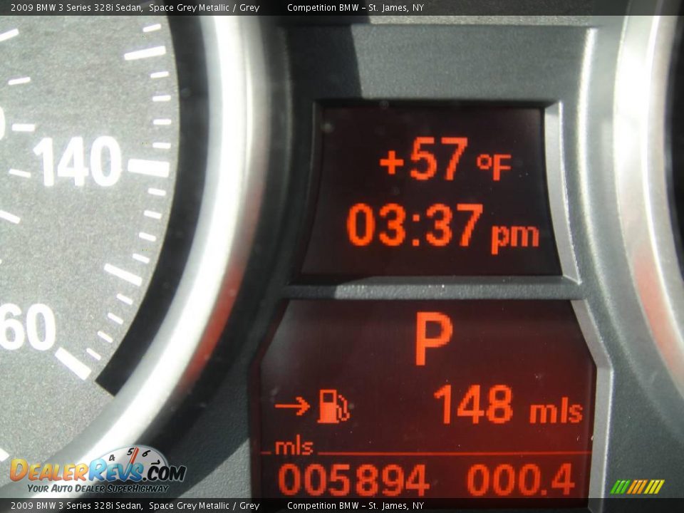2009 BMW 3 Series 328i Sedan Space Grey Metallic / Grey Photo #14