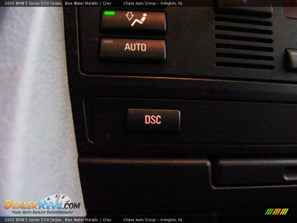 2003 BMW 5 Series 530i Sedan Blue Water Metallic / Grey Photo #34