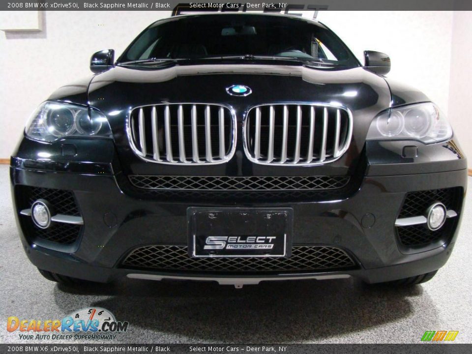 2008 BMW X6 xDrive50i Black Sapphire Metallic / Black Photo #2