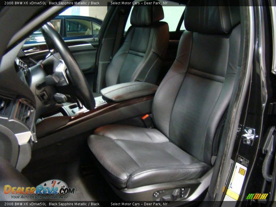 Front Seat of 2008 BMW X6 xDrive50i Photo #7