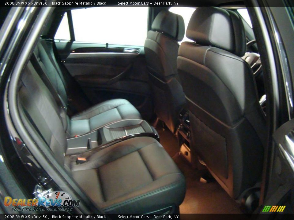 Rear Seat of 2008 BMW X6 xDrive50i Photo #14