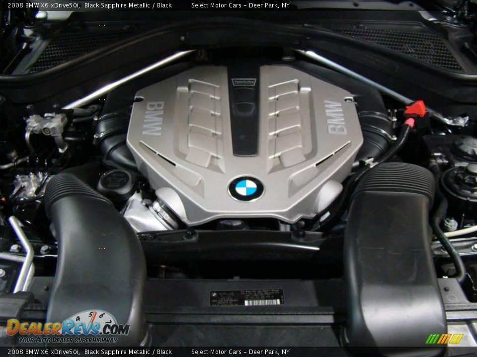 2008 BMW X6 xDrive50i 4.4 Liter Twin-Turbocharged DOHC 32-Valve VVT V8 Engine Photo #15