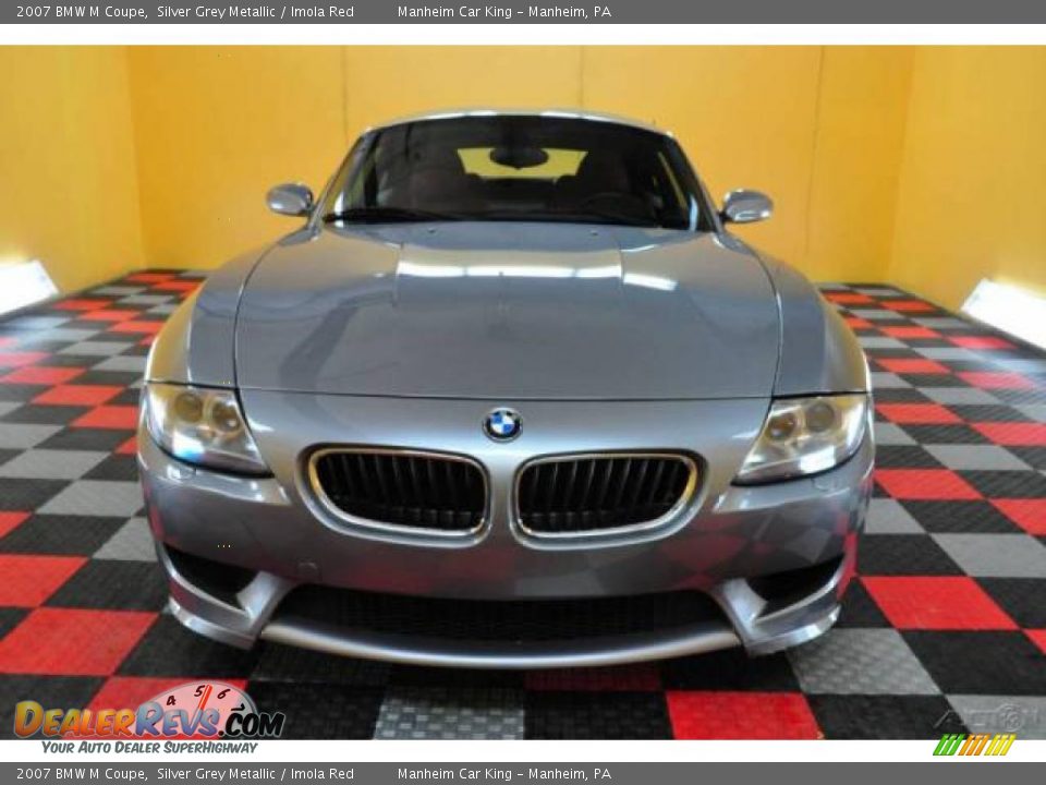 2007 BMW M Coupe Silver Grey Metallic / Imola Red Photo #20