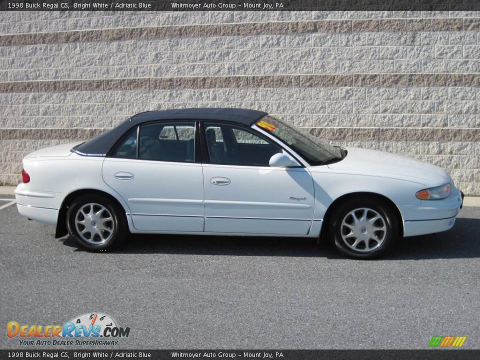 1998 Buick Regal GS Bright White / Adriatic Blue Photo #1