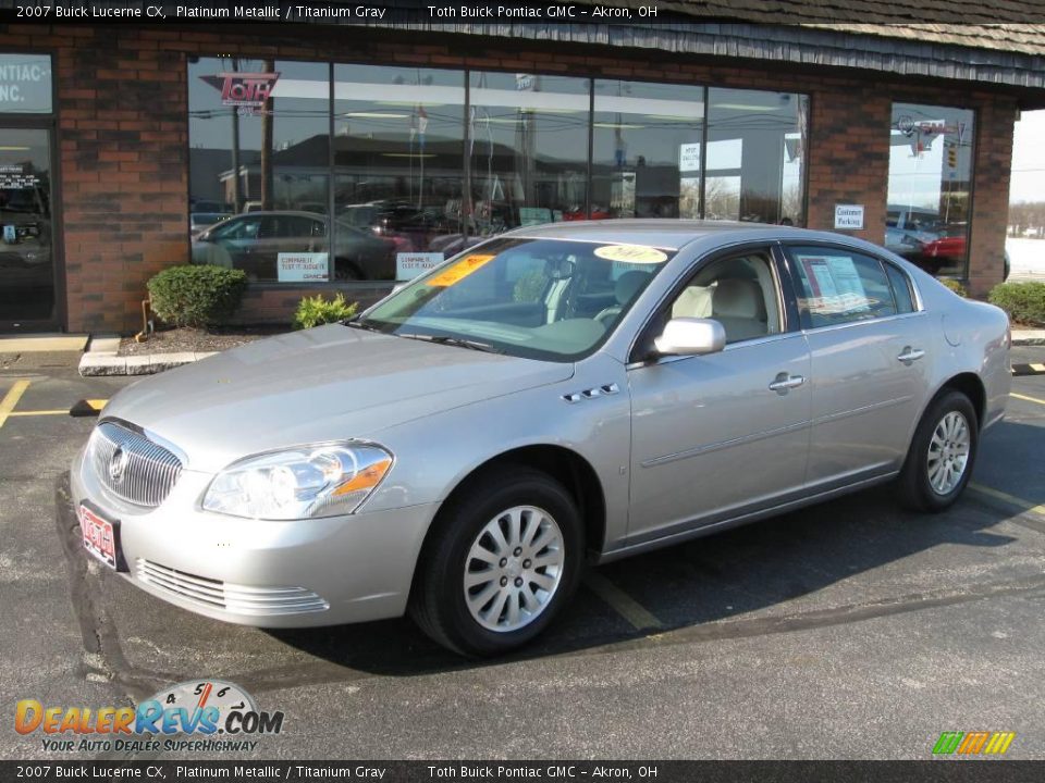 2007 Buick Lucerne CX Platinum Metallic / Titanium Gray Photo #1