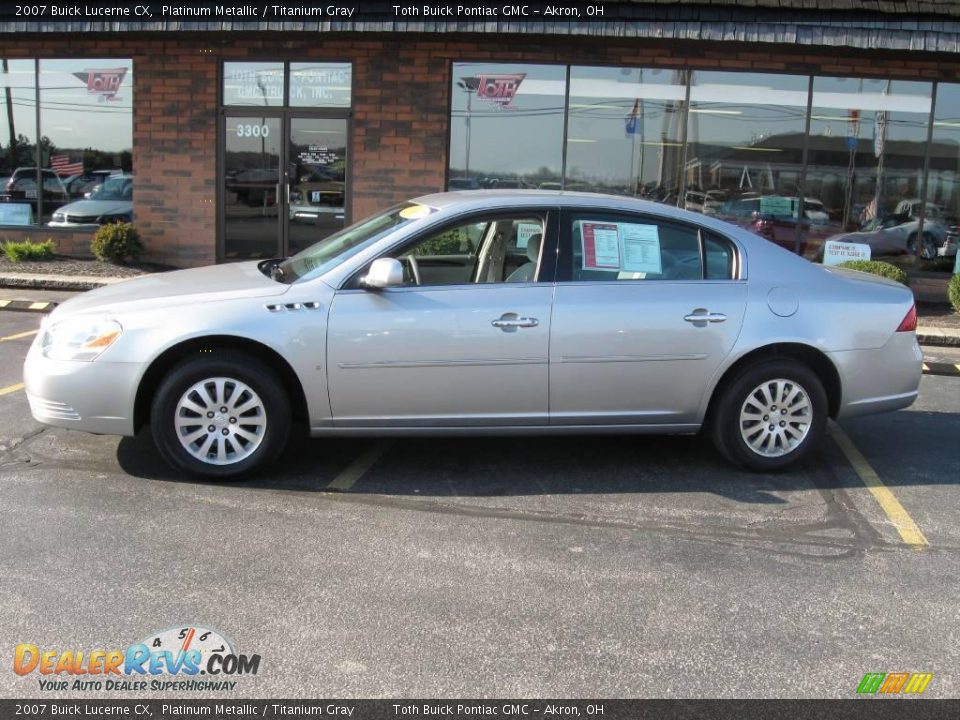 2007 Buick Lucerne CX Platinum Metallic / Titanium Gray Photo #2