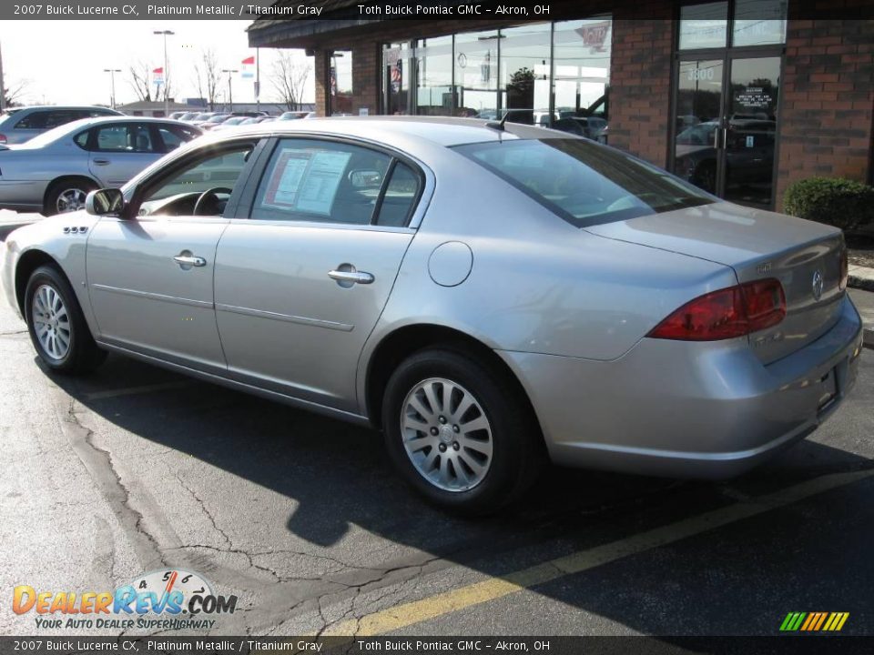2007 Buick Lucerne CX Platinum Metallic / Titanium Gray Photo #3