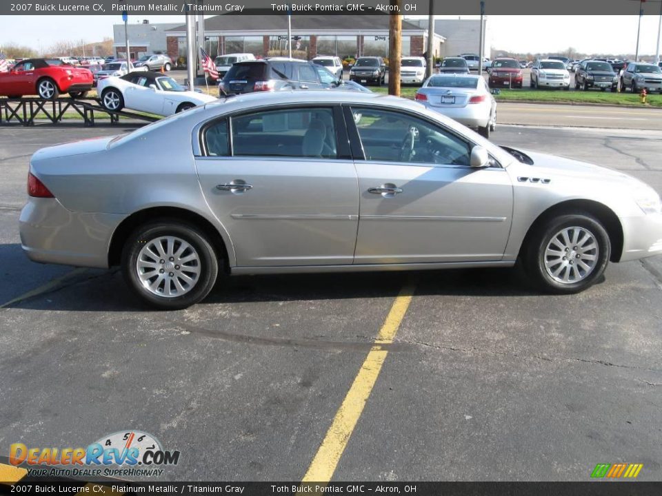 2007 Buick Lucerne CX Platinum Metallic / Titanium Gray Photo #5