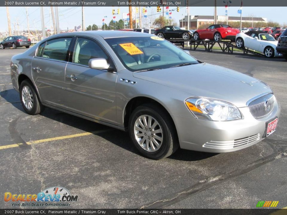 2007 Buick Lucerne CX Platinum Metallic / Titanium Gray Photo #6