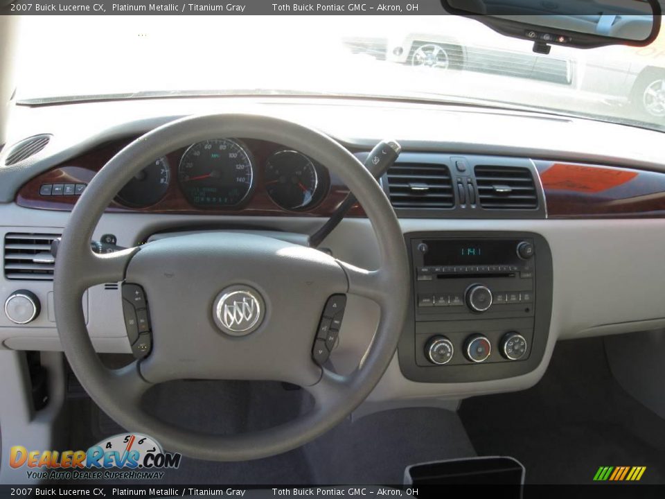2007 Buick Lucerne CX Platinum Metallic / Titanium Gray Photo #9