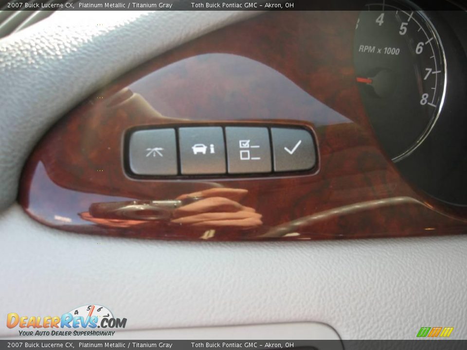 2007 Buick Lucerne CX Platinum Metallic / Titanium Gray Photo #11