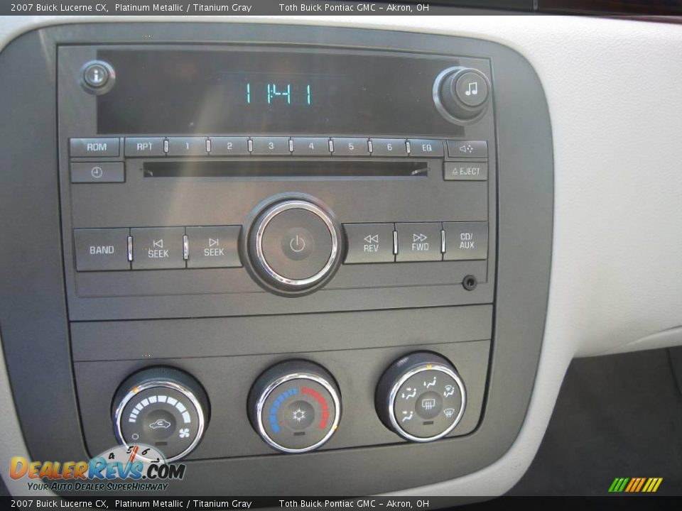 2007 Buick Lucerne CX Platinum Metallic / Titanium Gray Photo #12