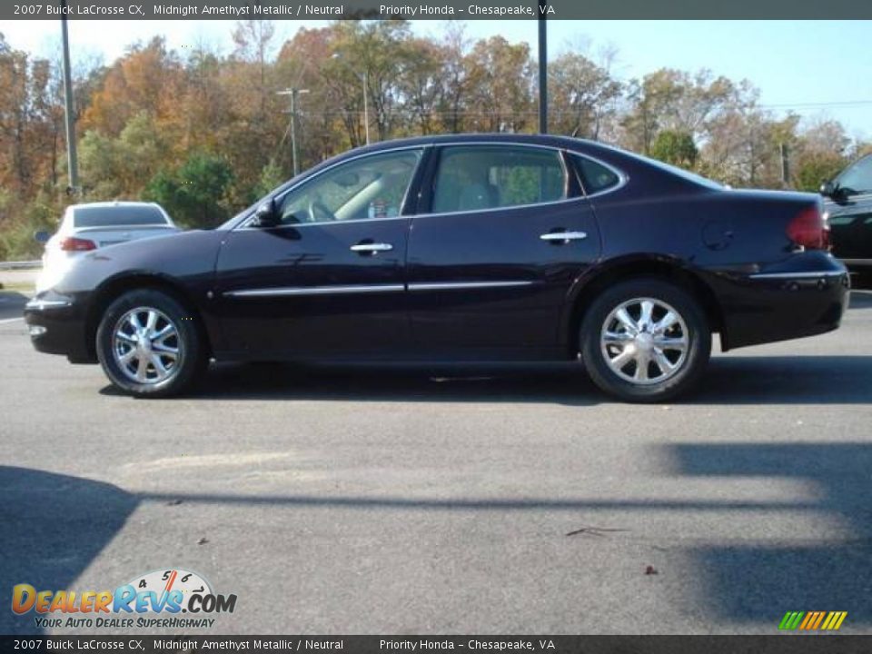 2007 Buick LaCrosse CX Midnight Amethyst Metallic / Neutral Photo #2