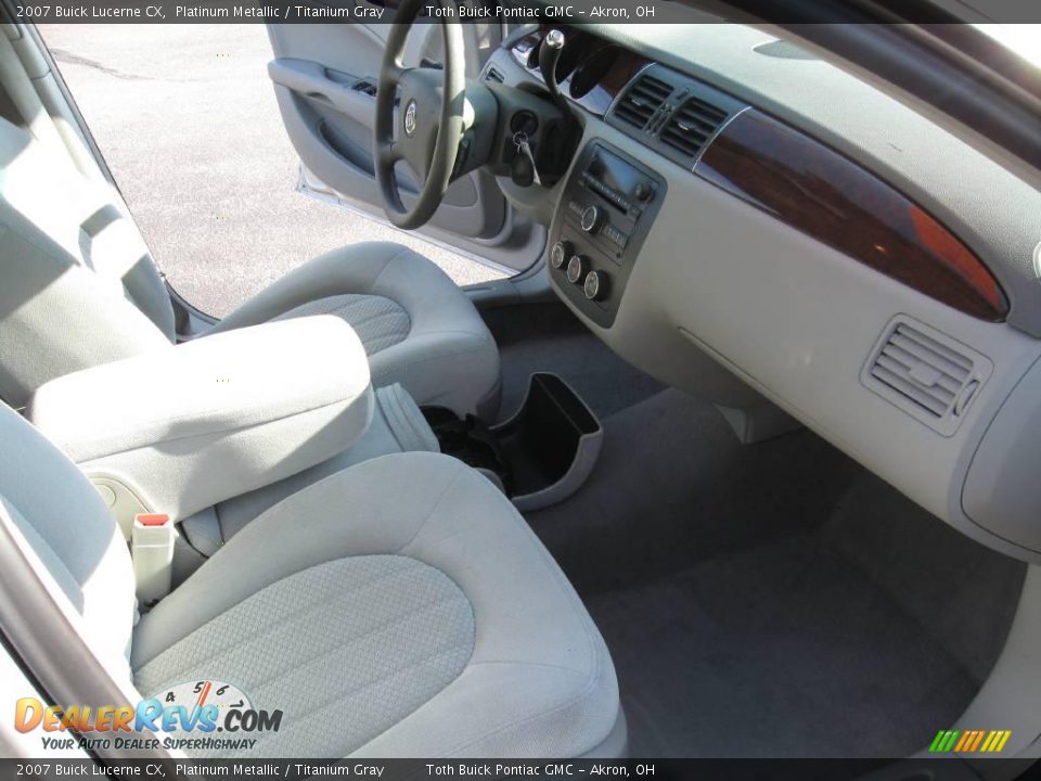 2007 Buick Lucerne CX Platinum Metallic / Titanium Gray Photo #16