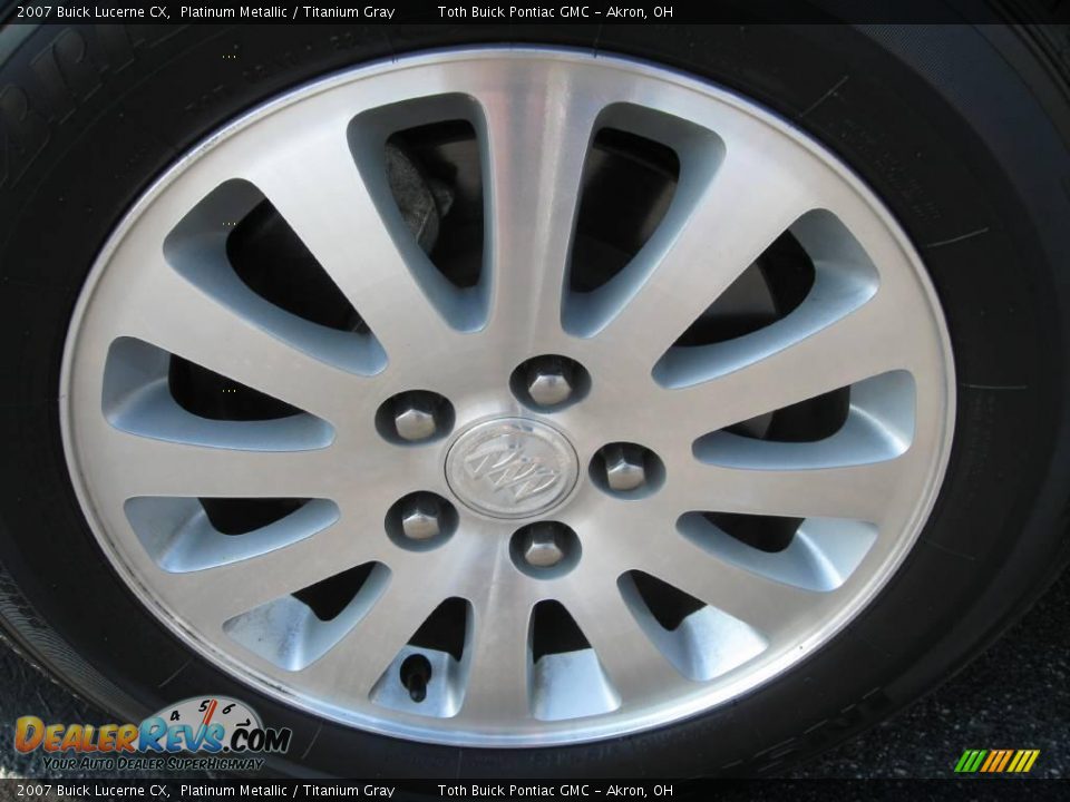 2007 Buick Lucerne CX Platinum Metallic / Titanium Gray Photo #18