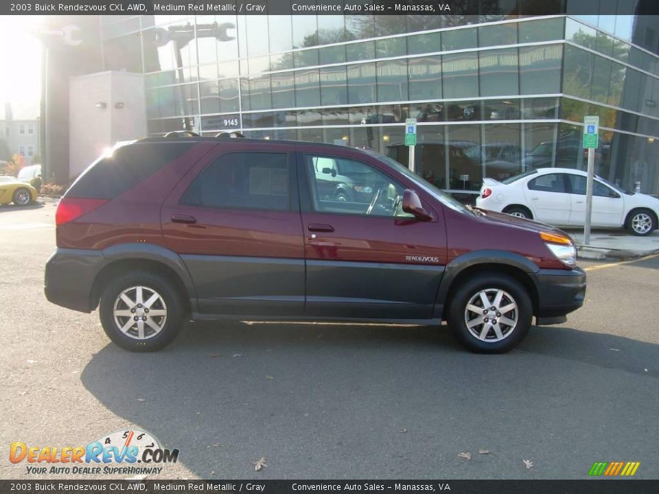 2003 Buick Rendezvous CXL AWD Medium Red Metallic / Gray Photo #1