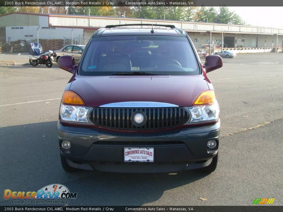 2003 Buick Rendezvous CXL AWD Medium Red Metallic / Gray Photo #3