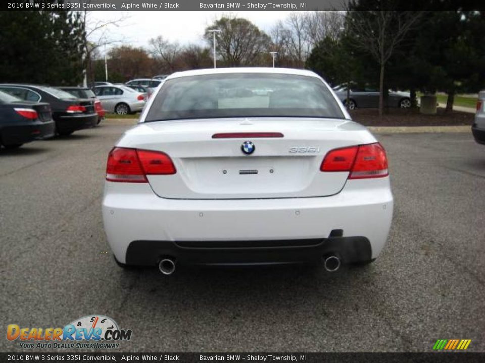 2010 BMW 3 Series 335i Convertible Alpine White / Black Photo #4
