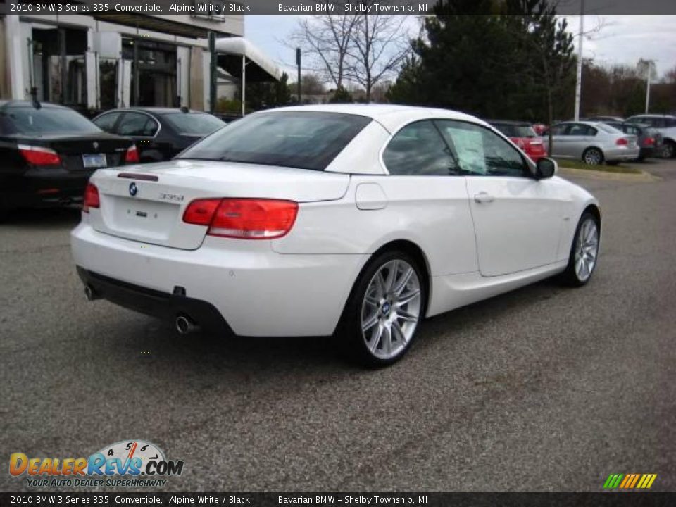 2010 BMW 3 Series 335i Convertible Alpine White / Black Photo #5