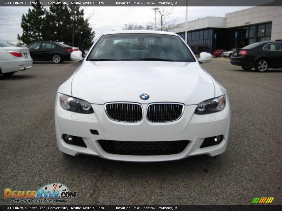 2010 BMW 3 Series 335i Convertible Alpine White / Black Photo #8
