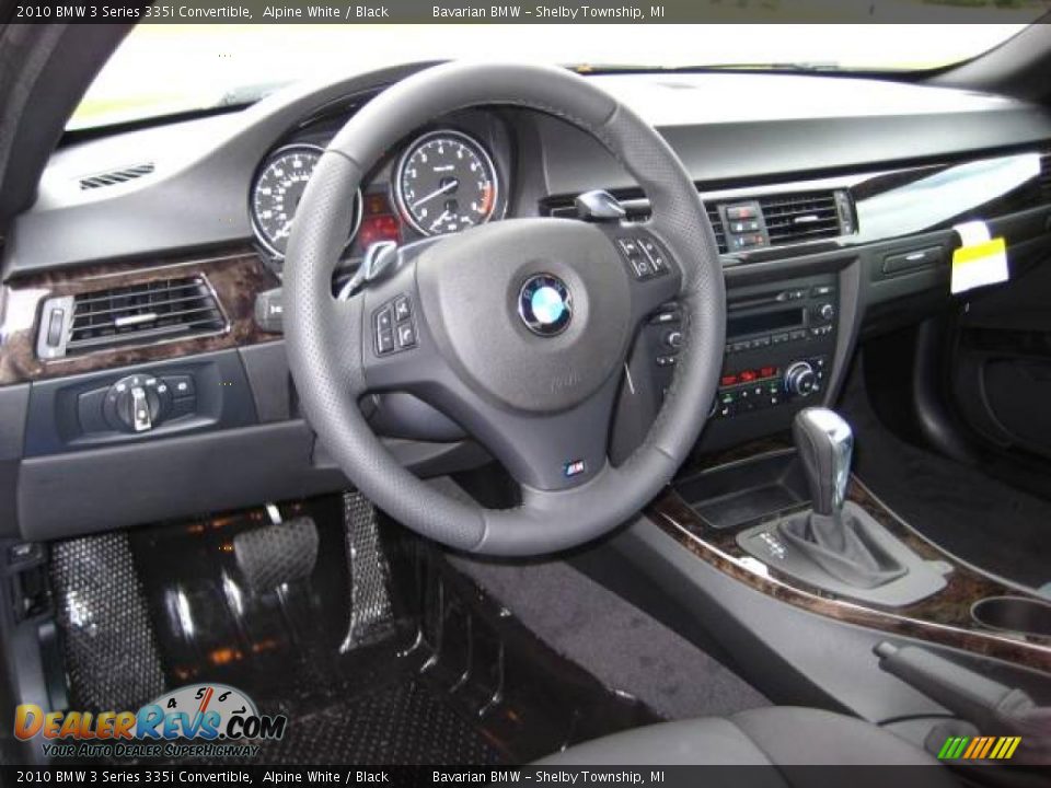 2010 BMW 3 Series 335i Convertible Alpine White / Black Photo #9