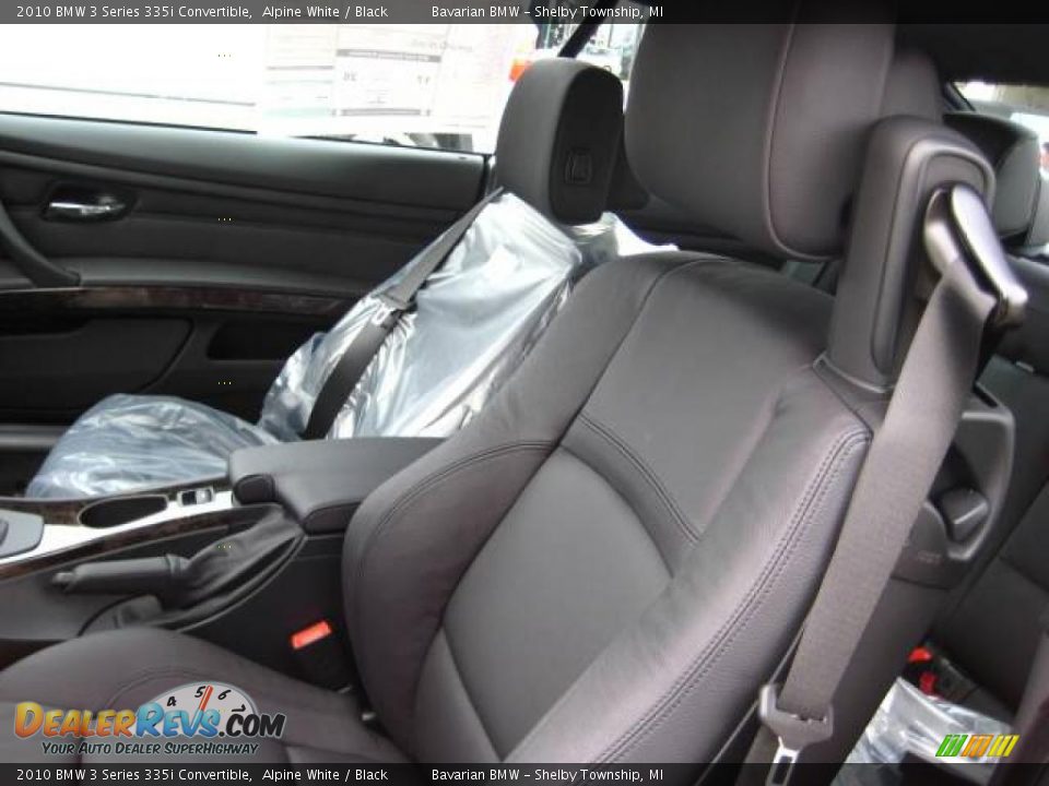 2010 BMW 3 Series 335i Convertible Alpine White / Black Photo #10