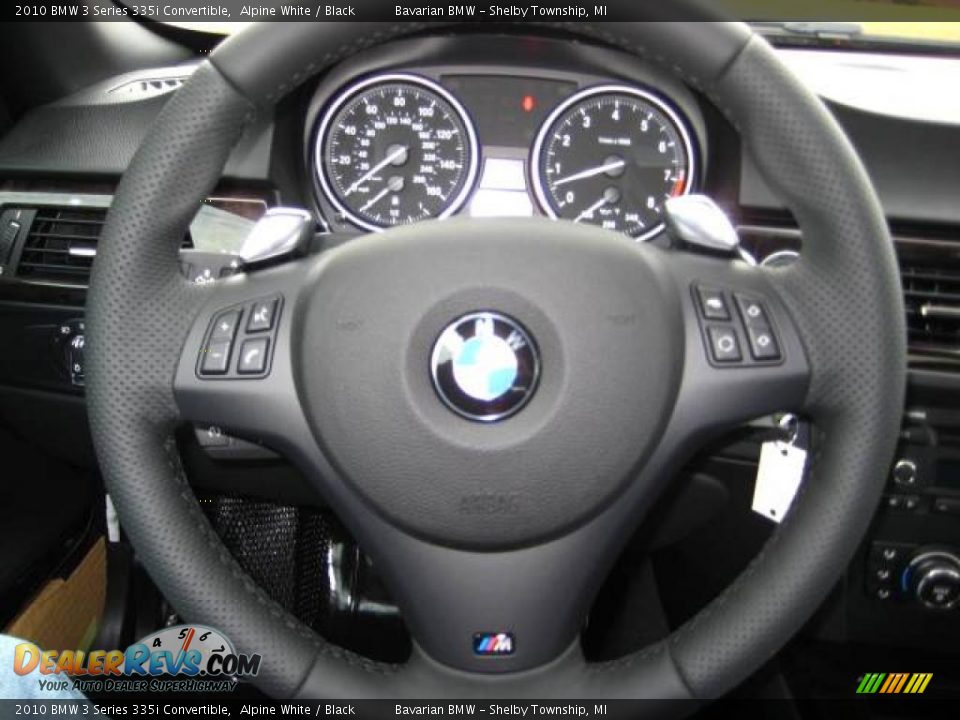 2010 BMW 3 Series 335i Convertible Alpine White / Black Photo #15