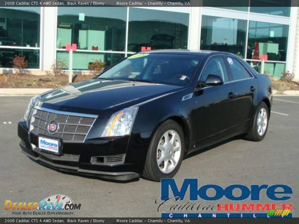 2008 Cadillac CTS 4 AWD Sedan Black Raven / Ebony Photo #2