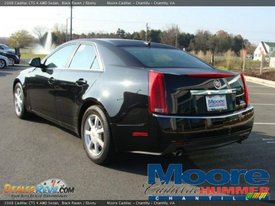 2008 Cadillac CTS 4 AWD Sedan Black Raven / Ebony Photo #4