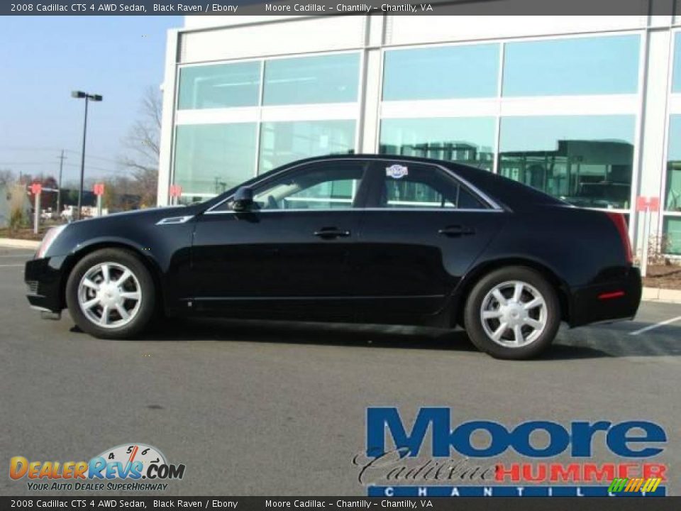 2008 Cadillac CTS 4 AWD Sedan Black Raven / Ebony Photo #8