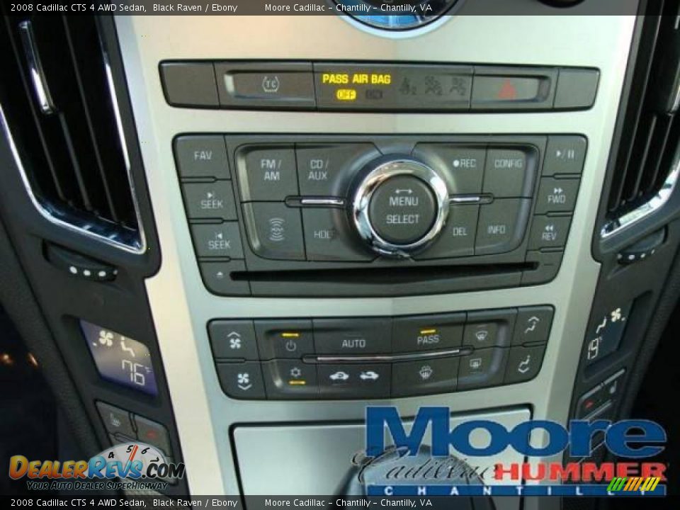 2008 Cadillac CTS 4 AWD Sedan Black Raven / Ebony Photo #9