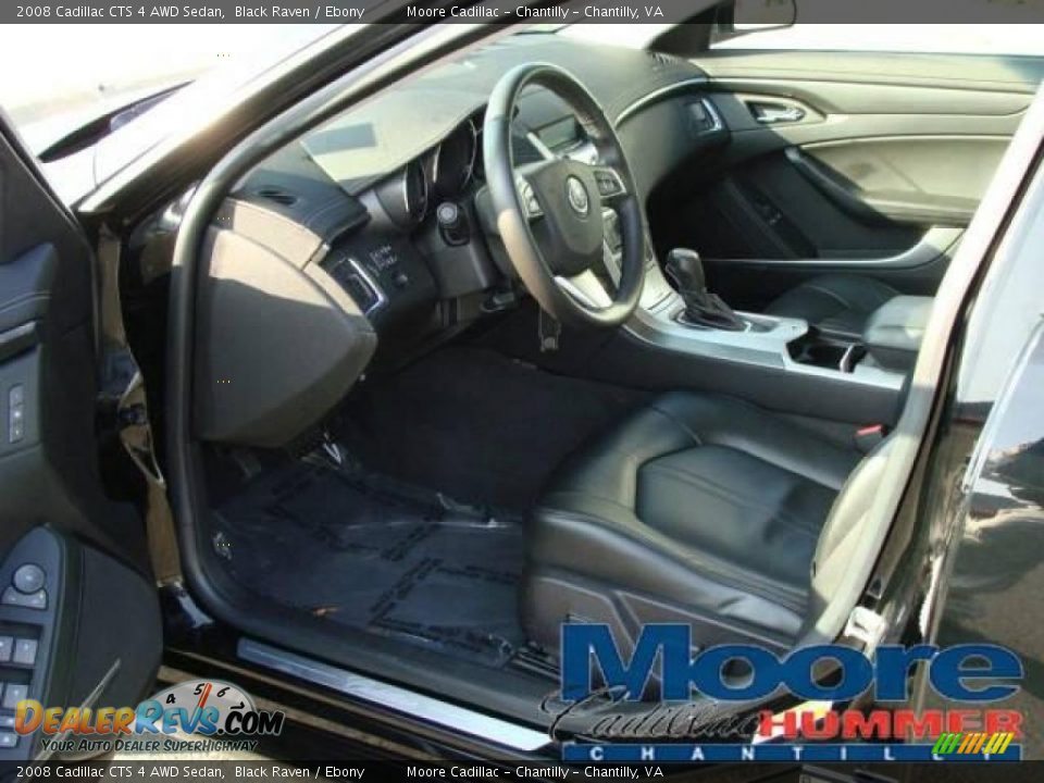 2008 Cadillac CTS 4 AWD Sedan Black Raven / Ebony Photo #10