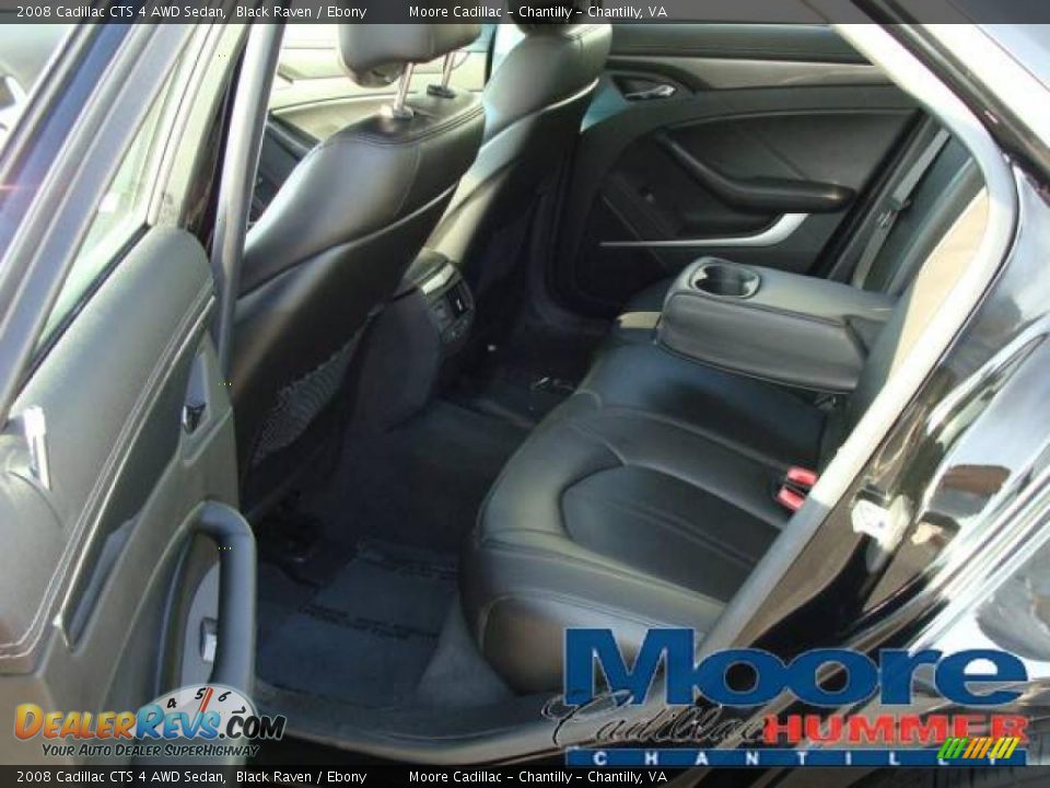 2008 Cadillac CTS 4 AWD Sedan Black Raven / Ebony Photo #12