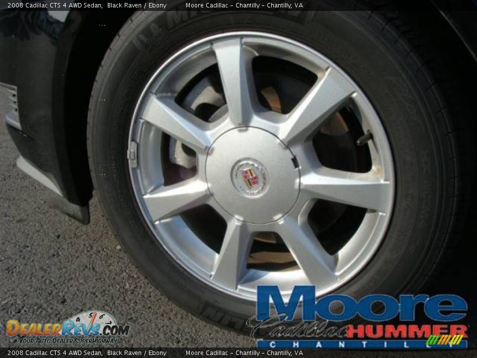 2008 Cadillac CTS 4 AWD Sedan Black Raven / Ebony Photo #13