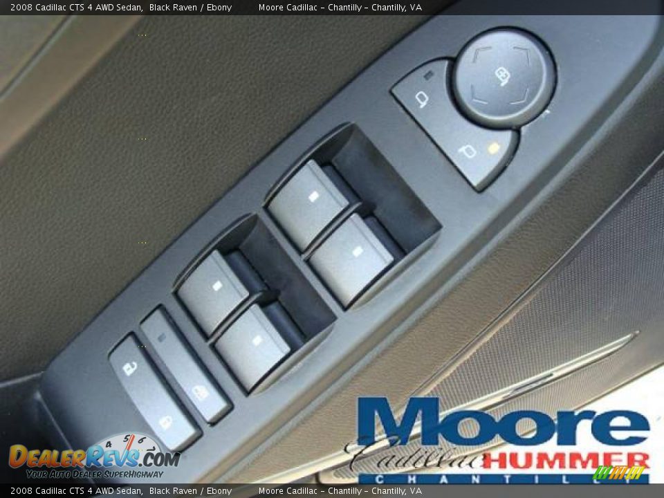 2008 Cadillac CTS 4 AWD Sedan Black Raven / Ebony Photo #17