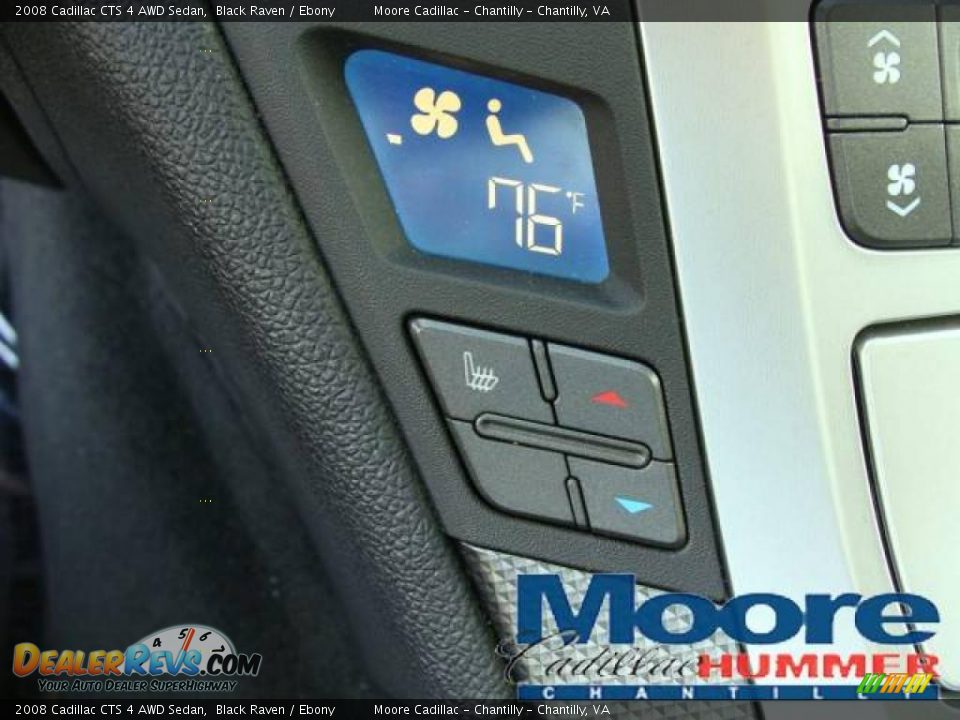 2008 Cadillac CTS 4 AWD Sedan Black Raven / Ebony Photo #18