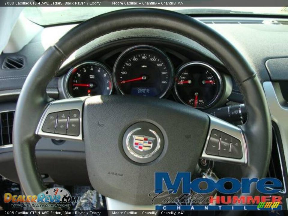 2008 Cadillac CTS 4 AWD Sedan Black Raven / Ebony Photo #19